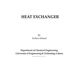 HEAT EXCHANGER