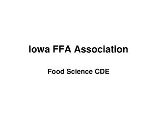 Iowa FFA Association