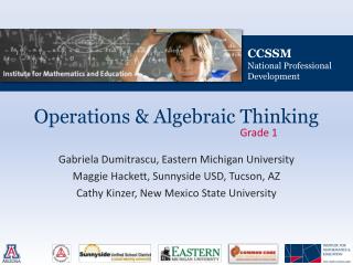 Operations &amp; Algebraic Thinking