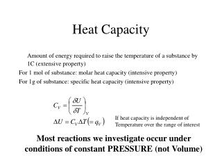 Heat Capacity