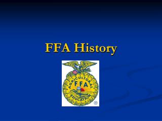 FFA History