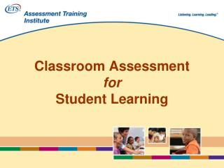 Classroom Assessment for Student Learning