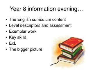 Year 8 information evening…