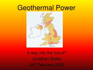 Geothermal Power