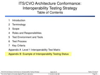 Table of Contents