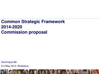 Common Strategic Framework 2014-2020 Commission proposal