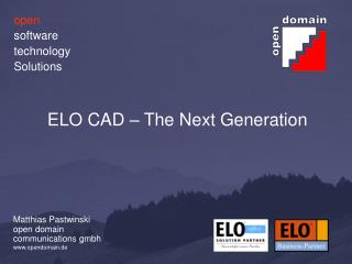 ELO CAD – The Next Generation