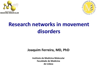 Research networks in movement disorders
