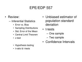EPE/EDP 557