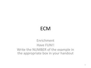 ECM