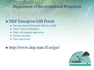 Department of Environmental Protection