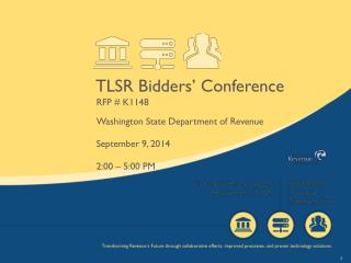 TLSR Bidders’ Conference