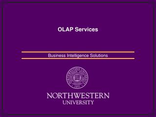 OLAP Services
