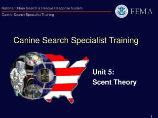 Canine Search Specialist Training