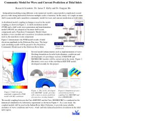 Community Model for Wave and Current Prediction at Tidal Inlets