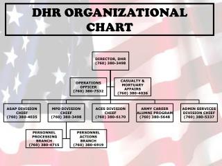 DHR ORGANIZATIONAL CHART