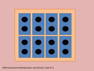 DNK Assessment Multiplication and Division Task A7.1