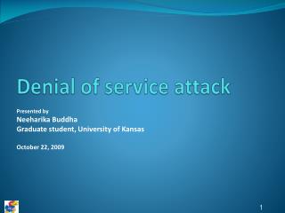 Denial of service attack