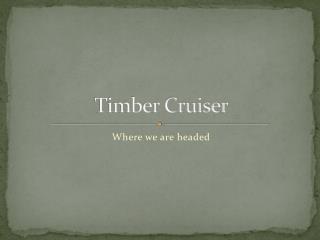 Timber Cruiser