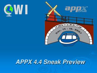 APPX 4.4 Sneak Preview