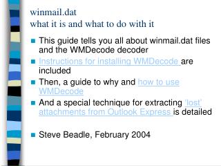 winmail.dat what it is and what to do with it