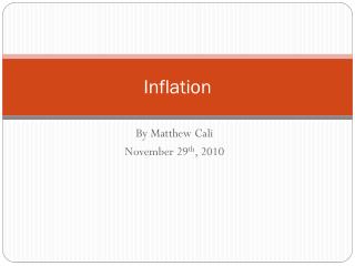 Inflation