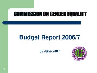 COMMISSION ON GENDER EQUALITY