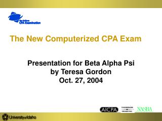 The New Computerized CPA Exam