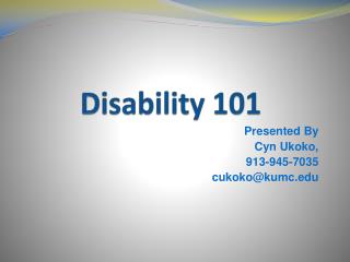 Disability 101