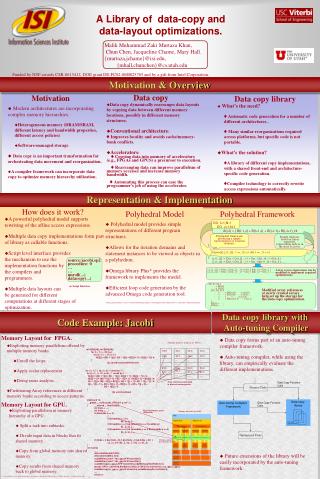 A Library of data-copy and data-layout optimizations.