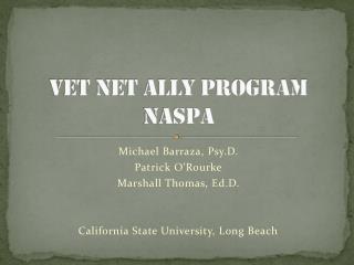 VET NET Ally Program NASPA