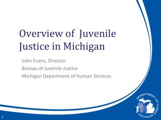 Overview of Juvenile Justice in Michigan