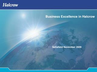 Business Excellence in Halcrow