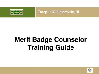 Merit Badge Counselor Training Guide