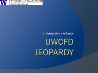 UWCFD Jeopardy