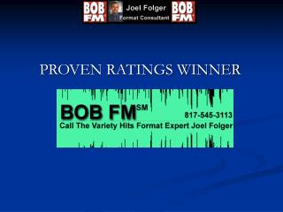 PROVEN RATINGS WINNER