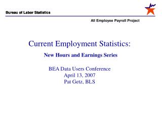 Bureau of Labor Statistics