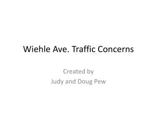 Wiehle Ave. Traffic Concerns