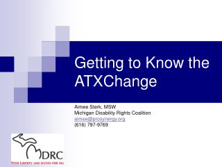 Getting to Know the ATXChange