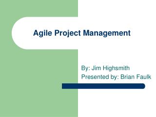 Agile Project Management
