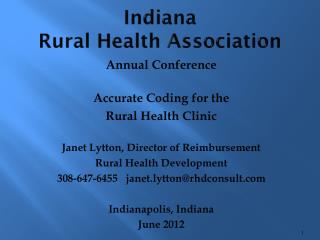 Indiana Rural Health Association