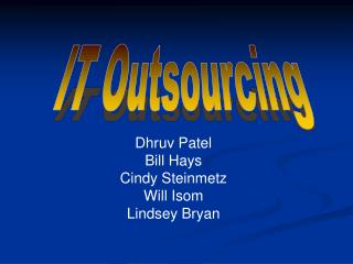 IT Outsourcing