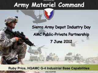 Ruby Price, HQAMC G-4 Industrial Base Capabilities