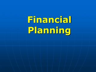 Financial Planning