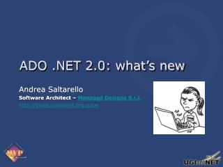 ADO .NET 2.0: what’s new