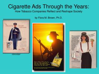 What is the brief history of cigarette ads?