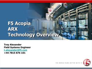 F5 Acopia ARX Technology Overview