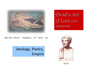 Ovid’s Art of Love ( Ars amatoria )