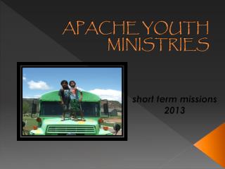APACHE YOUTH MINISTRIES