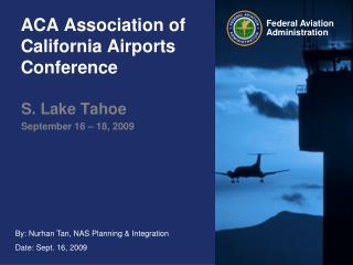 ACA Association of California Airports Conference